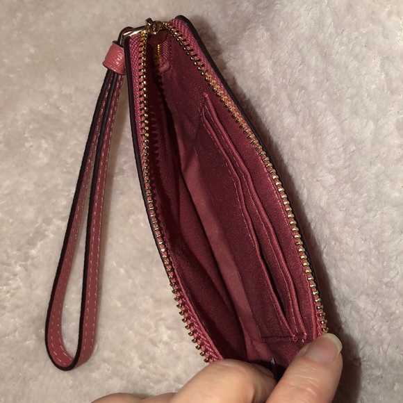 Coach Corner Zip Wristlet - Picture 3 of 5